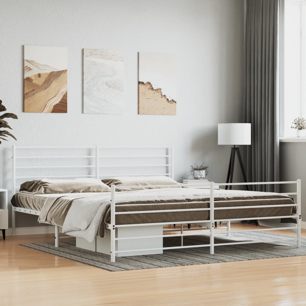 Metal Bed Frame Without Mattress