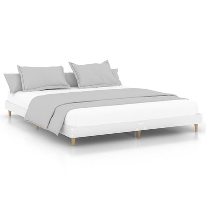 Bed Frame Without Mattress 183X203 Cm King Engineered Wood