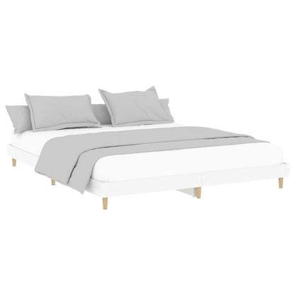 Bed Frame Without Mattress 183X203 Cm King Engineered Wood