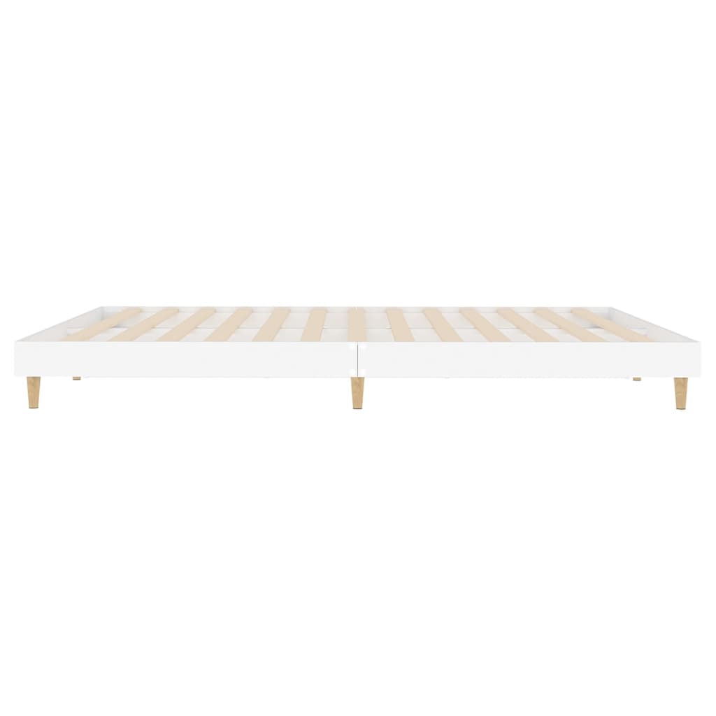 Bed Frame Without Mattress 183X203 Cm King Engineered Wood