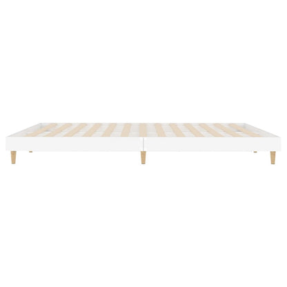 Bed Frame Without Mattress 183X203 Cm King Engineered Wood