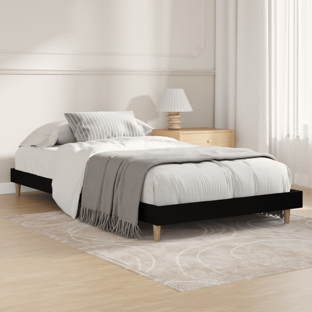 Bed Frame Without Mattress 183X203 Cm King Engineered Wood