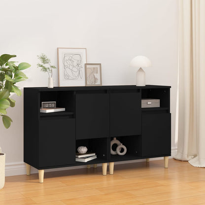Sideboards 3 Pcs 60X35X70 Cm Engineered Wood