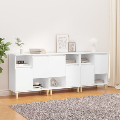 Sideboards 3 Pcs 60X35X70 Cm Engineered Wood