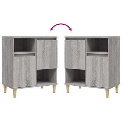 Sideboards 3 Pcs 60X35X70 Cm Engineered Wood