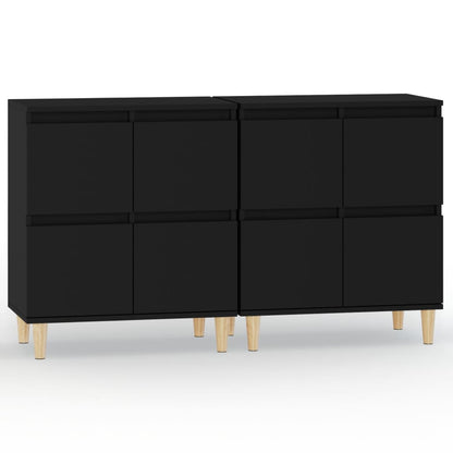 Sideboards 2 Pcs 60X35X70 Cm Engineered Wood
