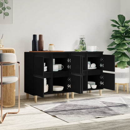 Sideboards 2 Pcs 60X35X70 Cm Engineered Wood