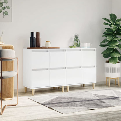 Sideboards 2 Pcs 60X35X70 Cm Engineered Wood