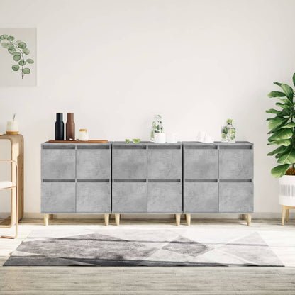 Sideboards 2 Pcs 60X35X70 Cm Engineered Wood