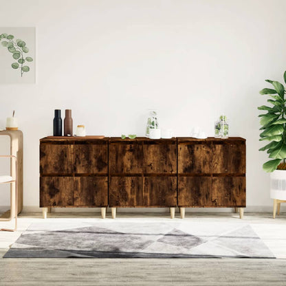 Sideboards 2 Pcs 60X35X70 Cm Engineered Wood