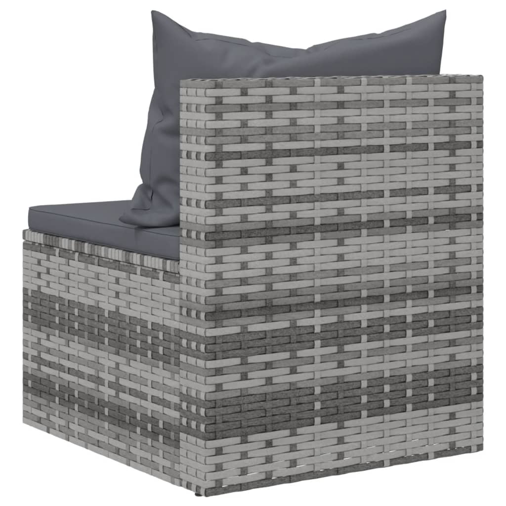 4 Piece Garden Sofa Set With Cushions Poly Rattan