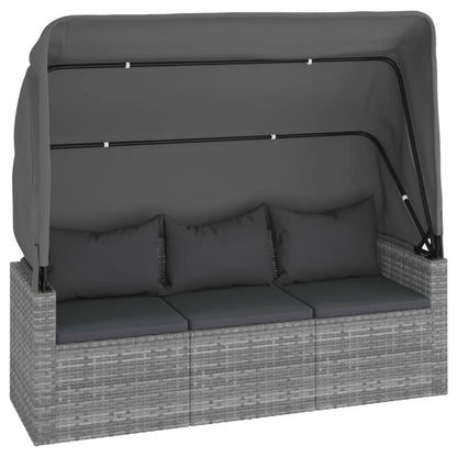 4 Piece Garden Sofa Set With Cushions Poly Rattan