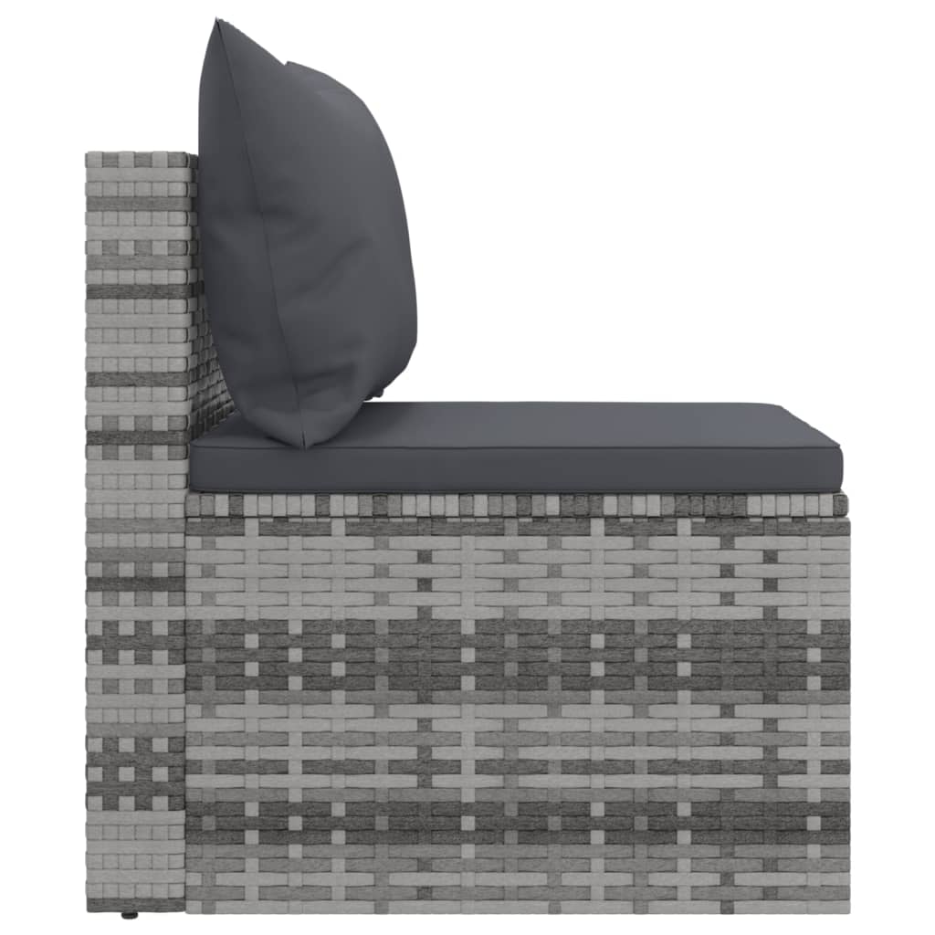 4 Piece Garden Sofa Set With Cushions Poly Rattan