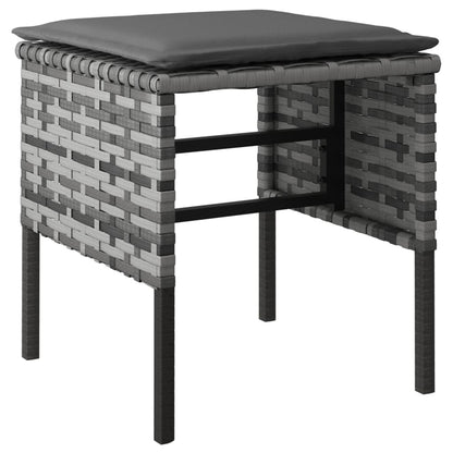 6 Piece Garden Dining Set With Cushions Poly Rattan