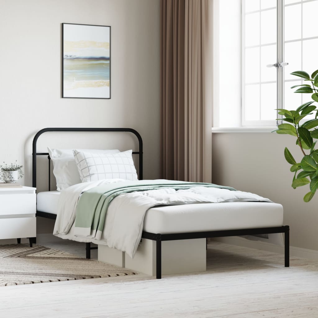 Metal Bed Frame Without Mattress