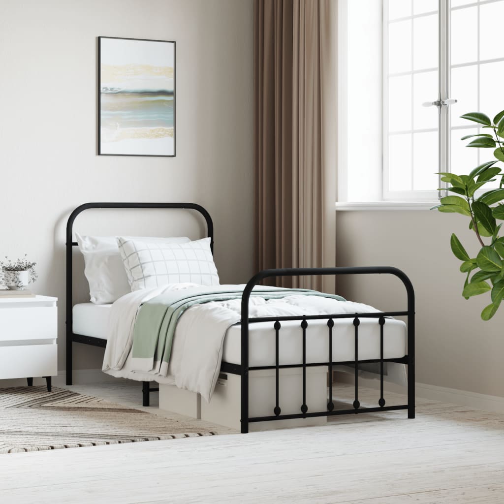 Metal Bed Frame Without Mattress