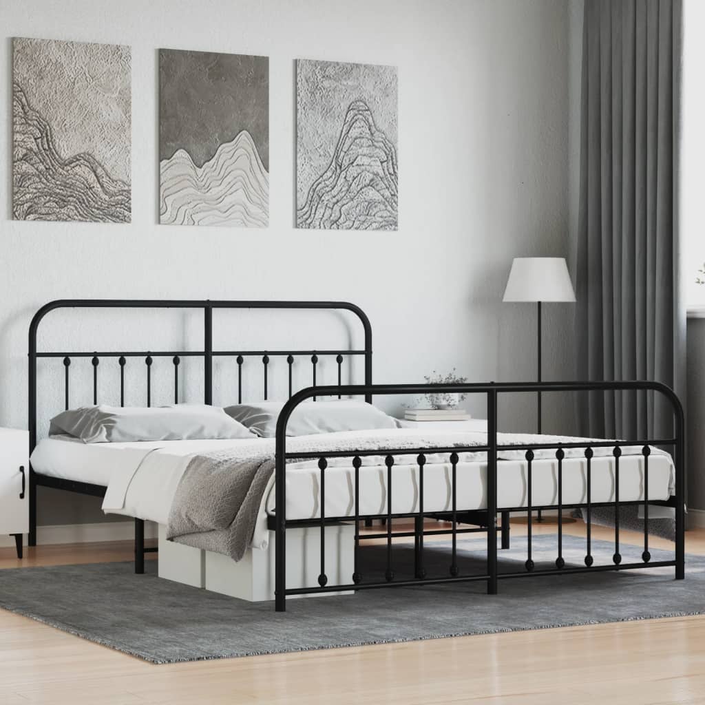 Metal Bed Frame Without Mattress
