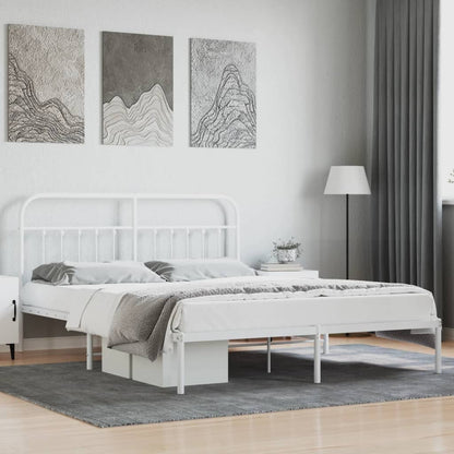 Metal Bed Frame Without Mattress