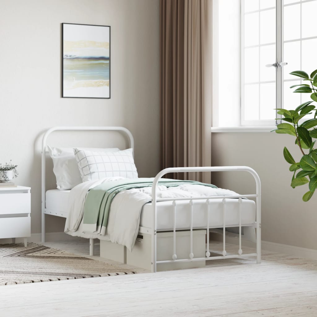 Metal Bed Frame Without Mattress