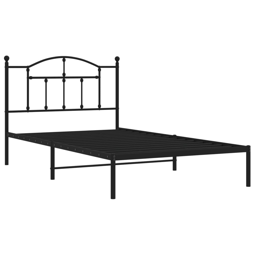 Metal Bed Frame Without Mattress King Single