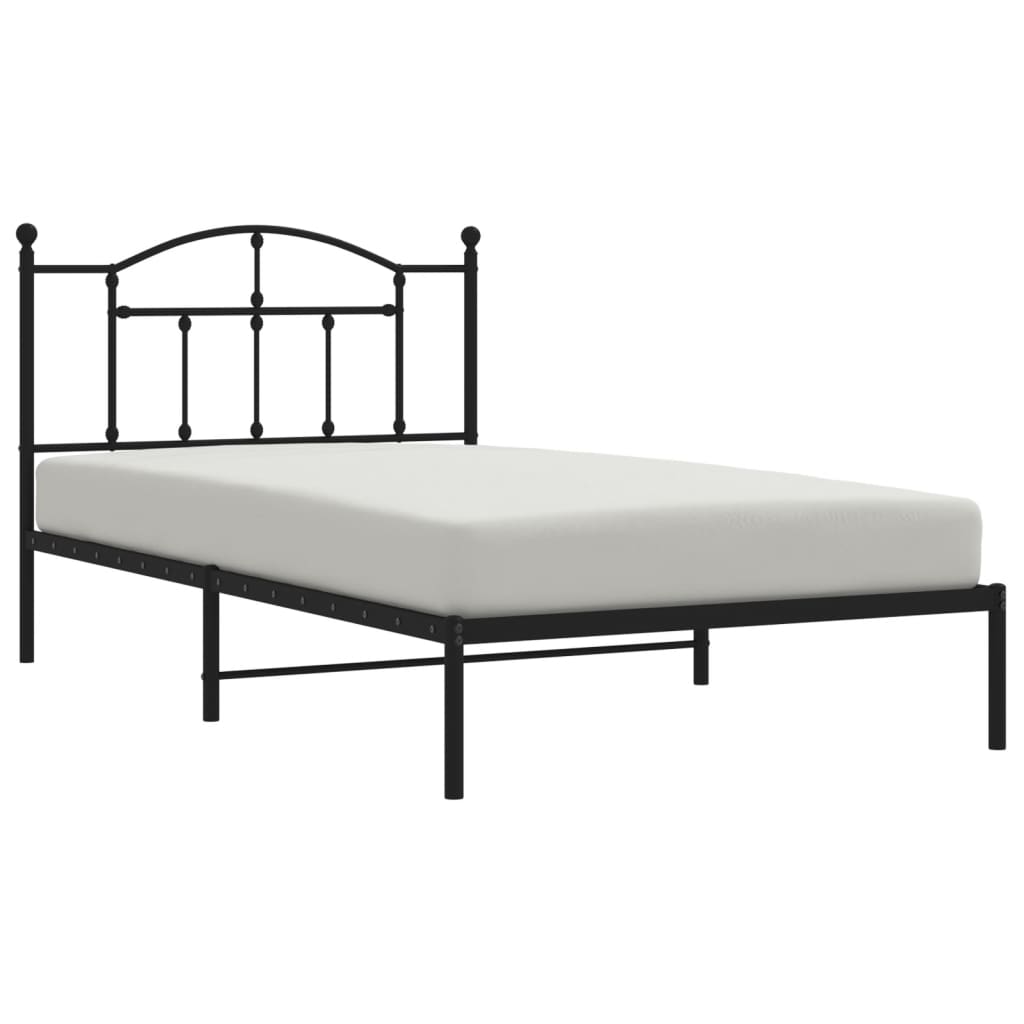 Metal Bed Frame Without Mattress King Single