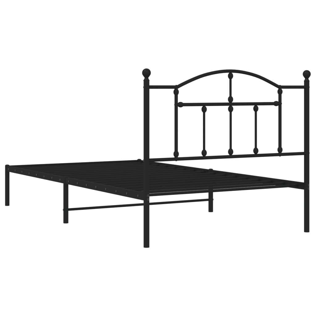Metal Bed Frame Without Mattress King Single