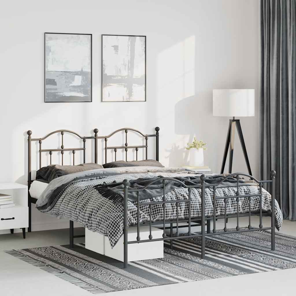 Metal Bed Frame Without Mattress King Single