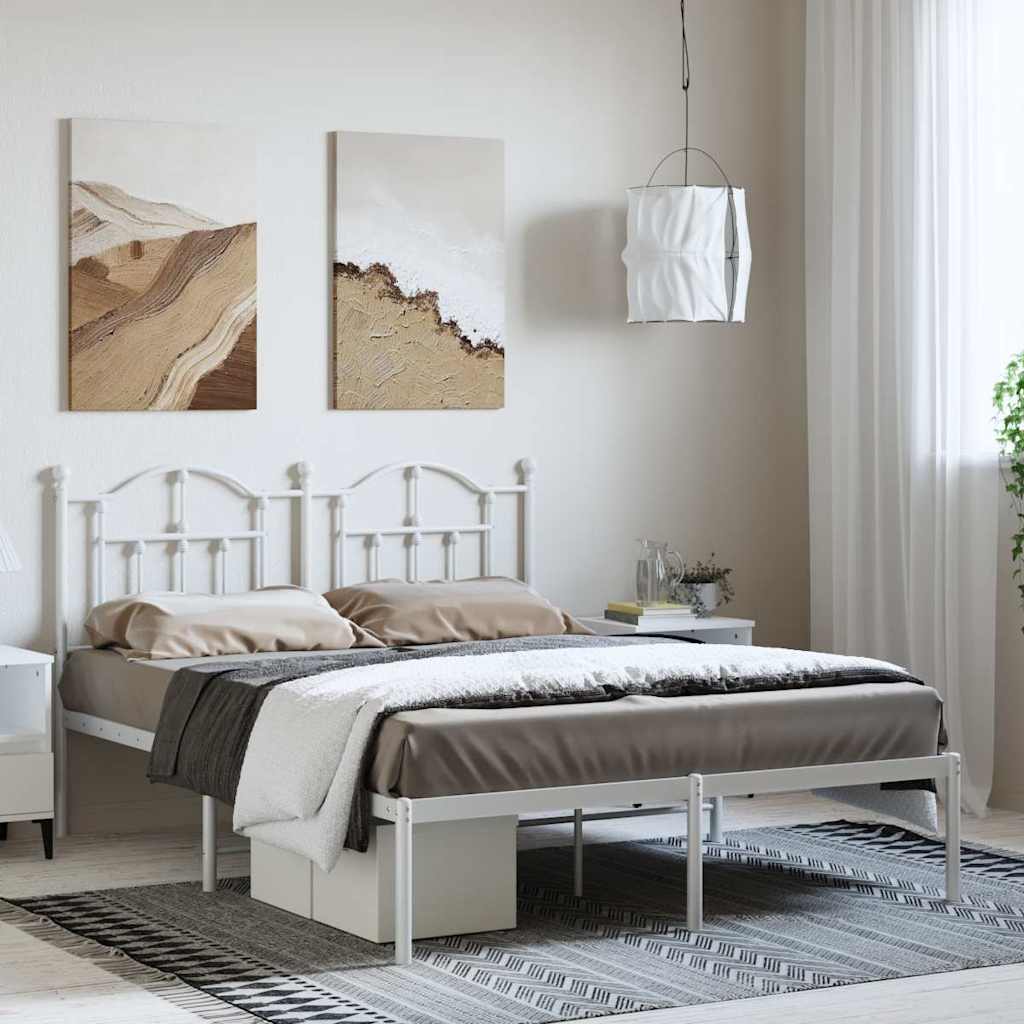Metal Bed Frame Without Mattress King Single