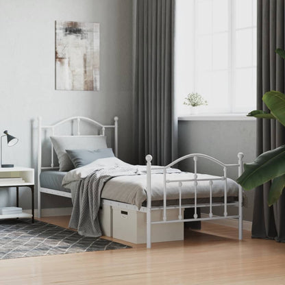 Metal Bed Frame Without Mattress King Single