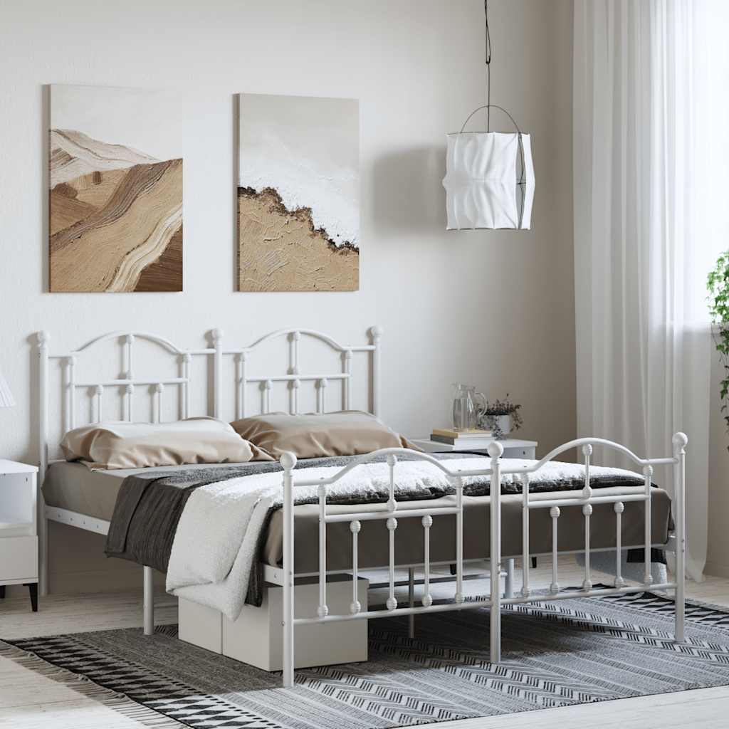 Metal Bed Frame Without Mattress King Single