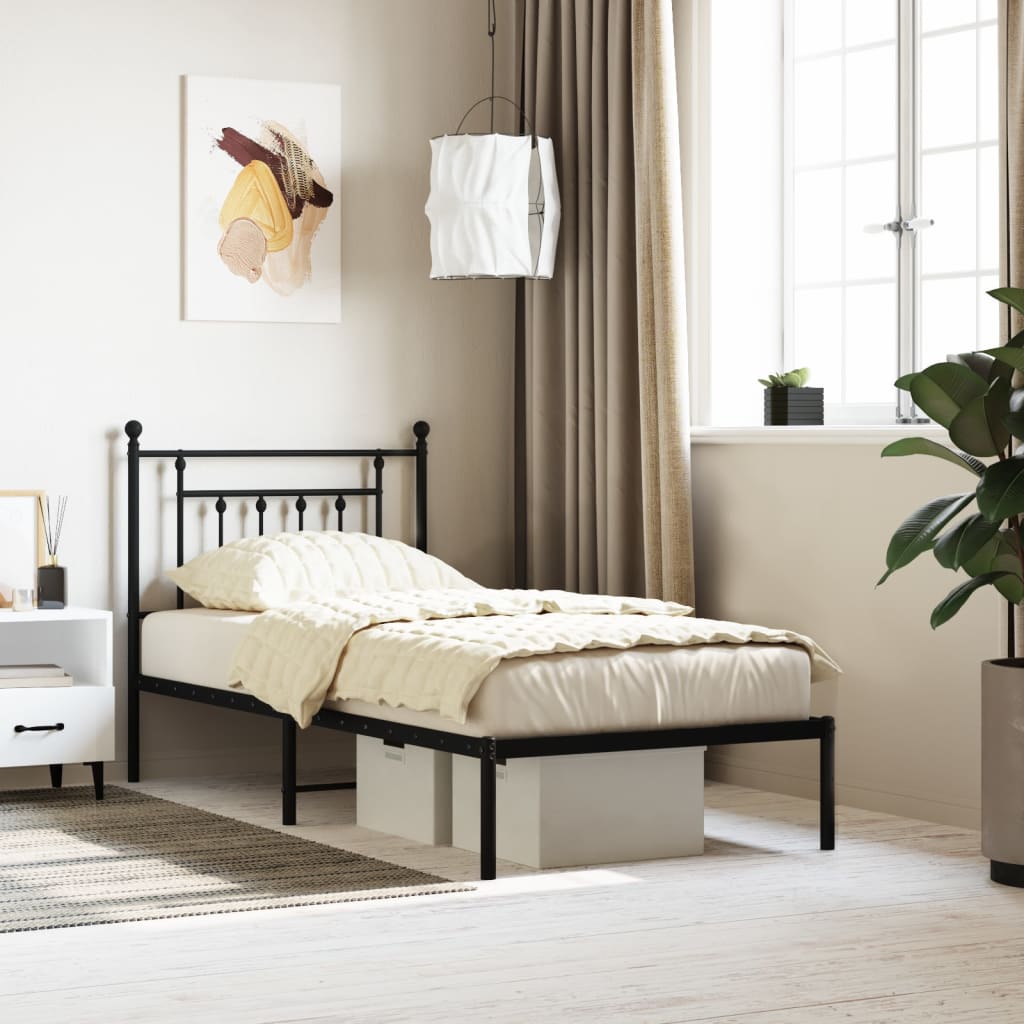 Metal Bed Frame Without Mattress
