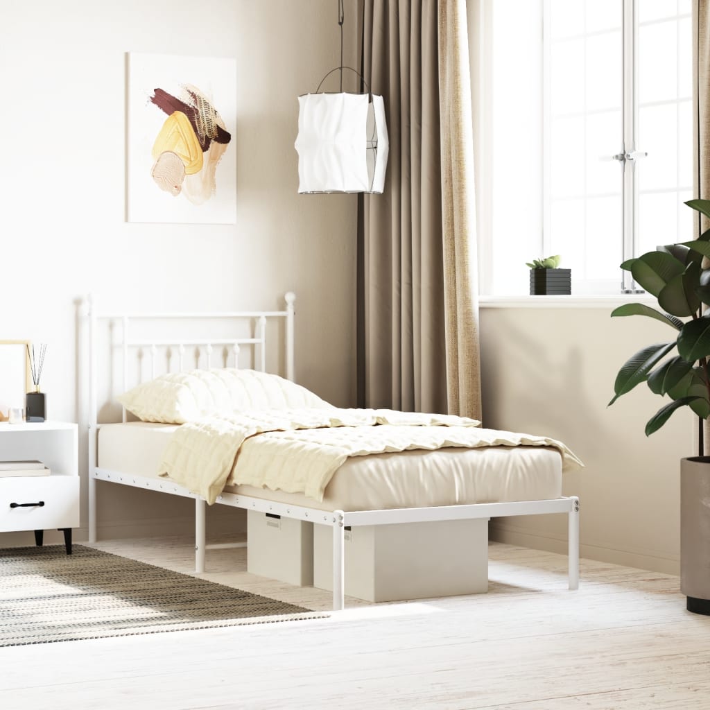 Metal Bed Frame Without Mattress
