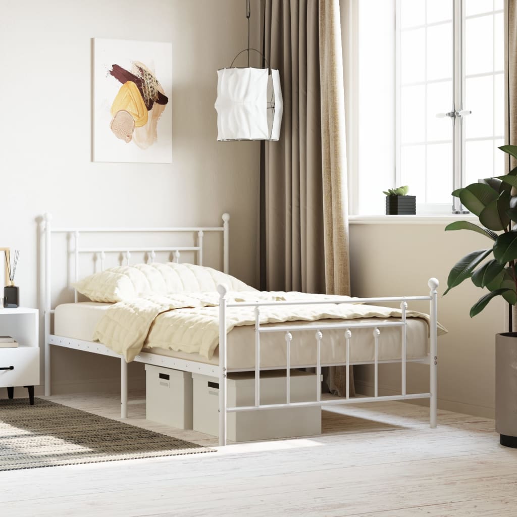 Metal Bed Frame Without Mattress