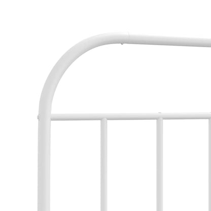 Metal Bed Frame Without Mattress With Footboard King Single