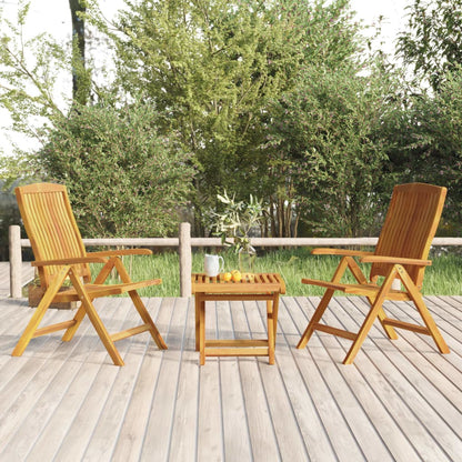 5 Piece Garden Lounge Set Solid Wood Teak