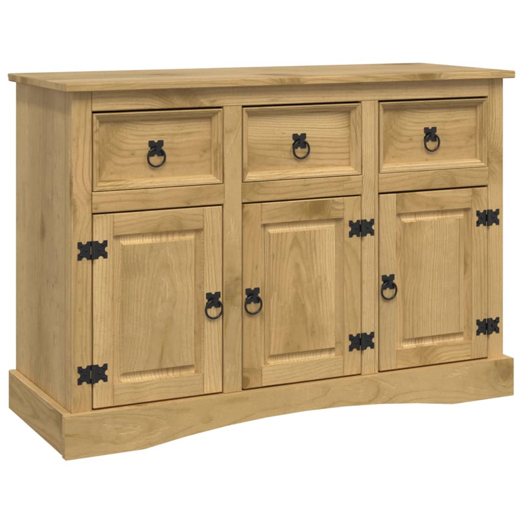 Sideboard &quot;Corona&quot; 115X43X79.5 Cm Solid Wood Mexican Pine
