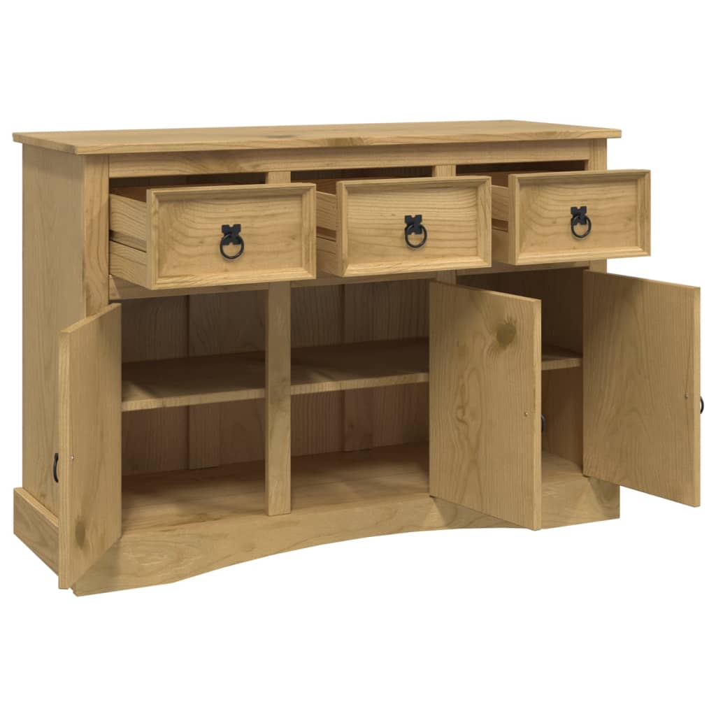 Sideboard &quot;Corona&quot; 115X43X79.5 Cm Solid Wood Mexican Pine