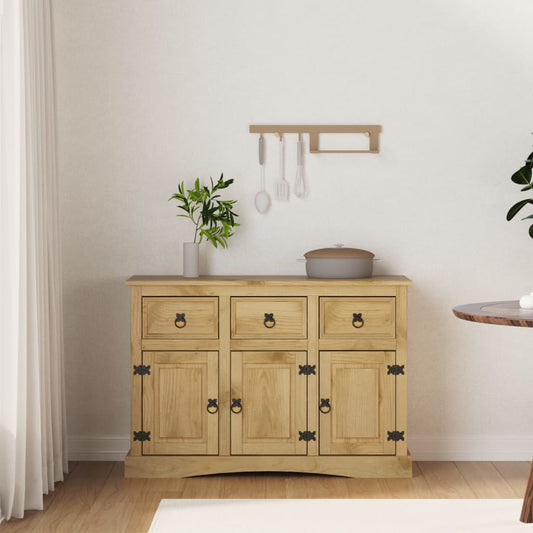 Sideboard &quot;Corona&quot; 115X43X79.5 Cm Solid Wood Mexican Pine