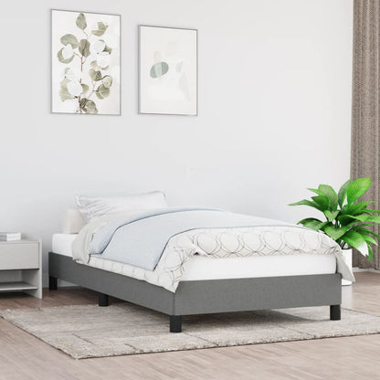 Bed Frame Without Mattress 137X187 Cm Double Fabric