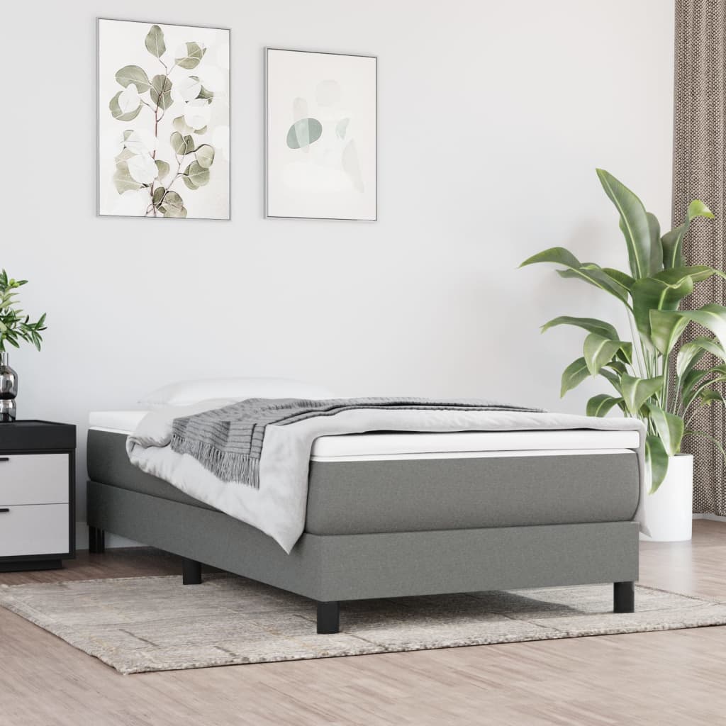 Box Spring Bed Without Mattress Fabric