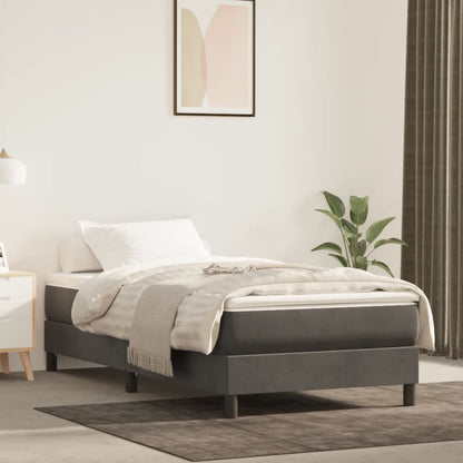Box Spring Bed Without Mattress Velvet