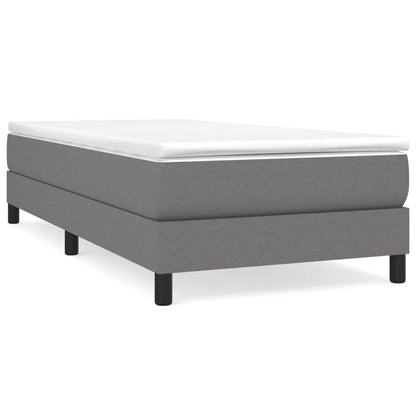 Box Spring Bed With Mattress 100X200 Cm Fabric