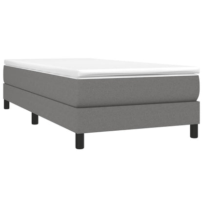 Box Spring Bed With Mattress 100X200 Cm Fabric