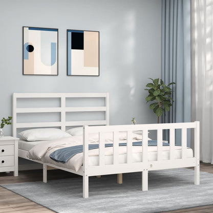 Bed Frame Without Mattress Solid Wood Pine