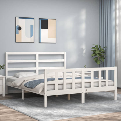Bed Frame Without Mattress Solid Wood Pine