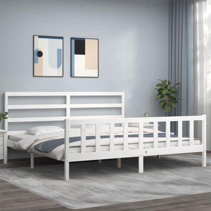 Bed Frame Without Mattress Solid Wood Pine