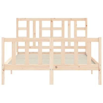 Bed Frame Without Mattress Solid Wood Pine