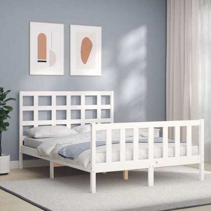Bed Frame Without Mattress Solid Wood Pine