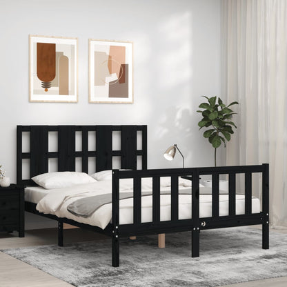 Bed Frame Without Mattress Solid Wood Pine