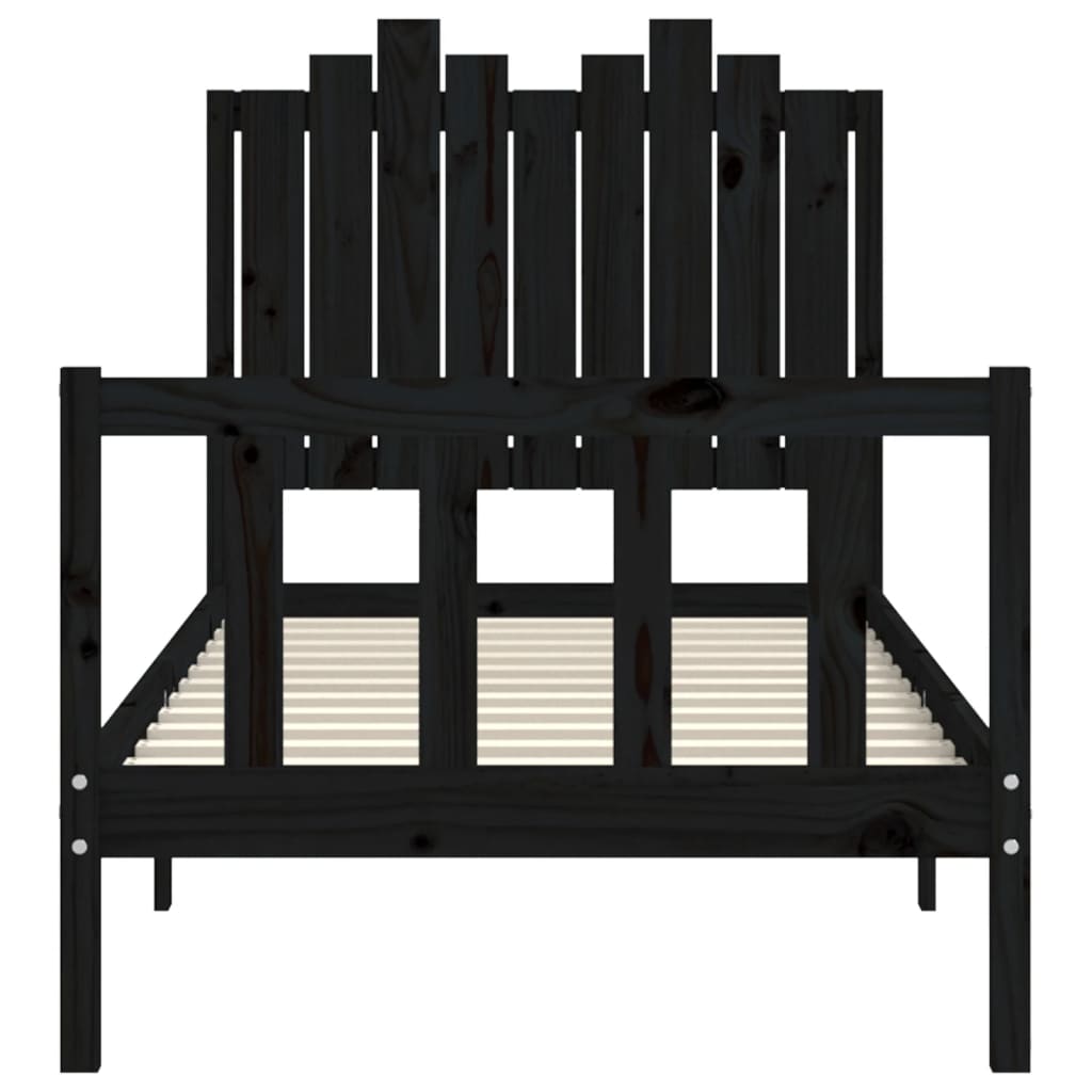 Bed Frame Without Mattress Solid Wood Pine